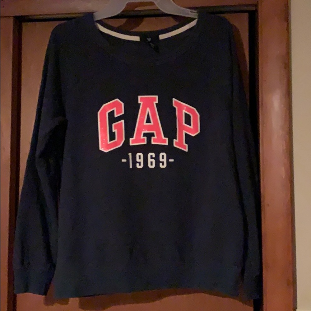 Gap Navy Blue Crew Neck